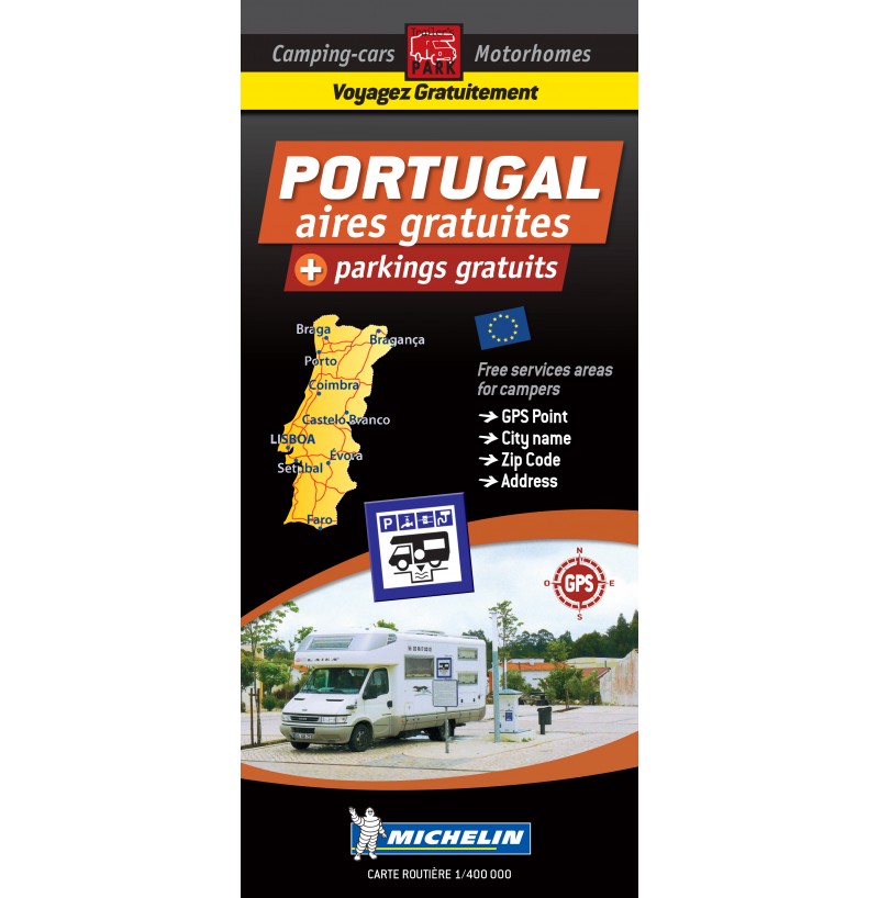 Carte Des Aires De Camping Car Gratuites Au Portugal