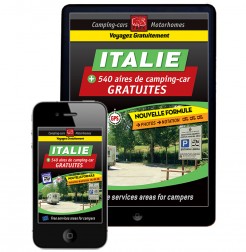 Guide NUMÉRIQUE ITALIE des Aires de Camping-car GRATUITES