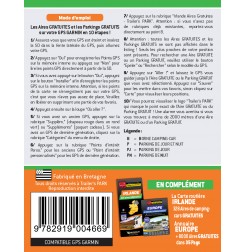 NOUVEAUTÉ ! GPS GARMIN - SD Card IRLANDE - 328 Aires et Parkings GRATUITS