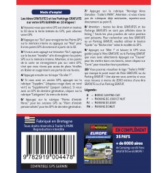GPS GARMIN - SD Card NORVÈGE - 230 Aires et Parkings GRATUITS
