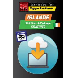 NOUVEAUTÉ ! GPS GARMIN - Téléchargement IRLANDE - 328 Aires et Parkings GRATUITS