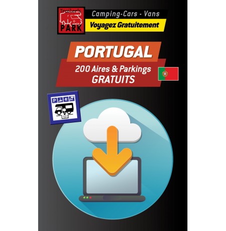 GPS GARMIN - Téléchargement PORTUGAL - 200 Aires et Parkings GRATUITS