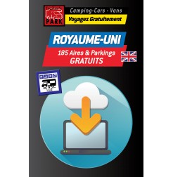 NOUVEAUTÉ ! GPS GARMIN - Téléchargement ROYAUME-UNI - 185 Aires et Parkings GRATUITS