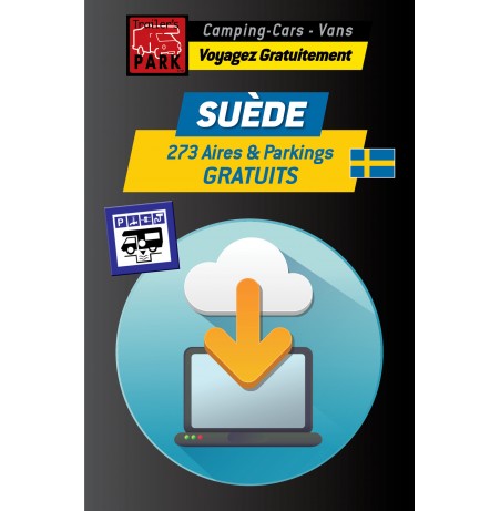 NOUVEAUTÉ ! GPS GARMIN - Téléchargement SUÈDE - 273 Aires et Parkings GRATUITS