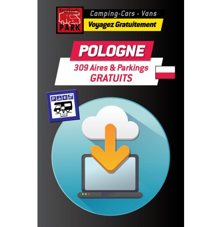 NOUVEAUTÉ ! GPS GARMIN - Téléchargement POLOGNE - 309 Aires et Parkings GRATUITS