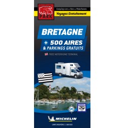 Nouveauté ! Carte routière BRETAGNE +500 Aires et Parkings GRATUITS