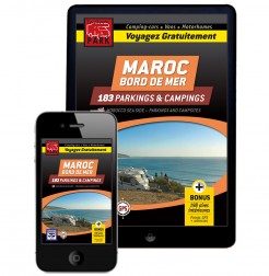 NOUVEAUTÉ ! Guide MAROC Bord de Mer - 183 Parkings & Campings