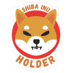 Sticker Shiba Inu - Holder