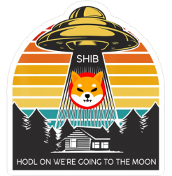 Sticker Shiba Inu - Alien