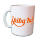 Mug Shiba Inu - Blanc - Signature Orange