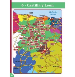 Guide ESPAGNE des Aires et Parkings Gratuits - Carte d'une région