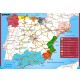 Guide ESPAGNE Bord de Mer - Carte des régions