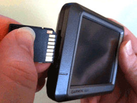 SD Card GPS GARMIN - Mode d'emploi : Étape 1