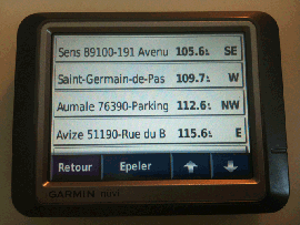 SD Card GPS GARMIN - Mode d'utilisation : Étape 5